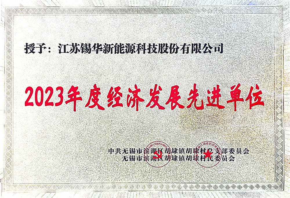 2023年度經(jīng)濟(jì)發(fā)展先 進(jìn)單位